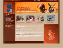 Tablet Screenshot of chiens-du-centre.fr